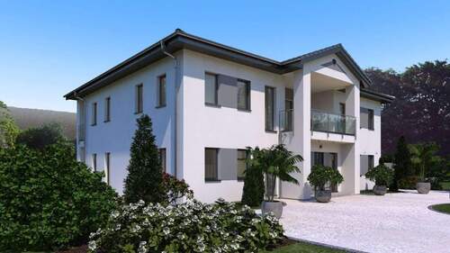 Ansicht Eingang - Einfamilienhaus mit 379,70 m&sup2; in Baden-Baden zum Kaufen