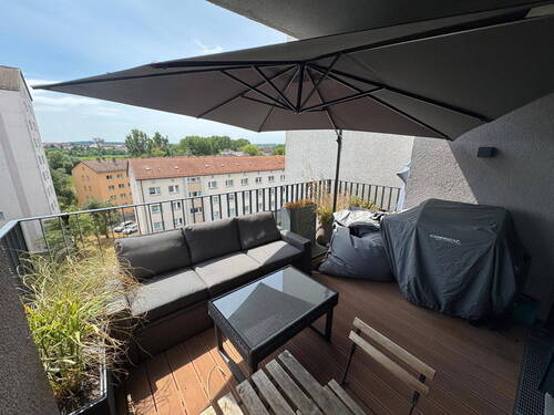 Balkon - 3 Zimmer Etagenwohnung in Fürth
