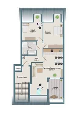 Beispiel möglicher Ausbau DG - 