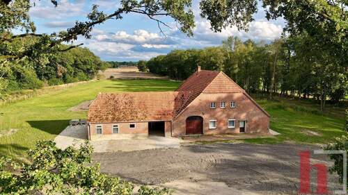 Außenansicht / Luftbild - 6 Zimmer Einfamilienhaus in Holdorf