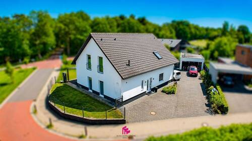 Hausansicht Luftbild - Eggermühlen 