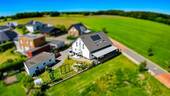 Rückansicht Luftbild - 6 Zimmer Einfamilienhaus in Eggermühlen