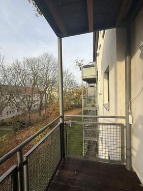 Balkon - Etagenwohnung mit 46,00 m&sup2; in Leipzig zur Miete