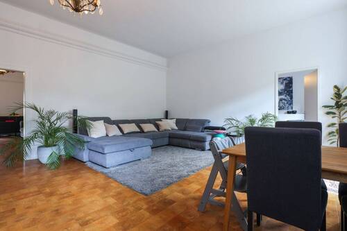 Wohnzimmer - Terrassenwohnung mit 170,00 m² in Berlin zum Kaufen