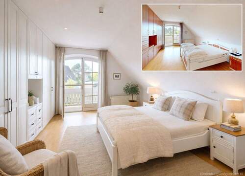 Einrichtungsidee Schlafzimmer 2 (KI) - 