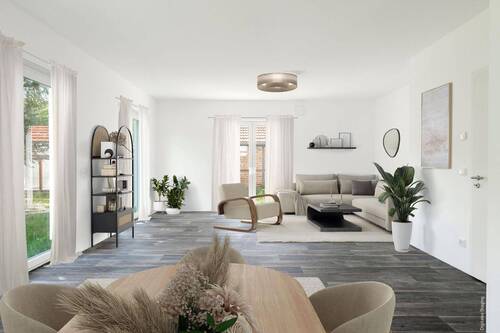 Wohnbereich - 5 Zimmer Einfamilienhaus zum Kaufen in Teltow