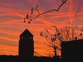 Sonnenuntergang vom Balkon - 