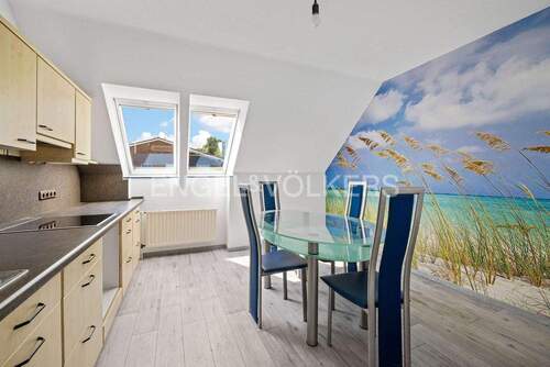 Küche im Dachgeschoss - 