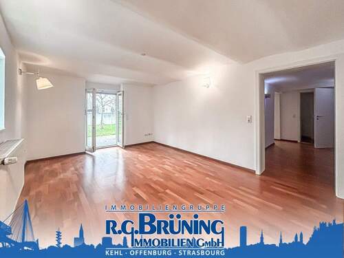 Wohnzimmer Logo - 2 Zimmer Etagenwohnung zur Miete in Kehl