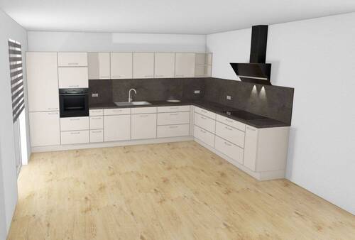Visualisierung Küche - 4 Zimmer Etagenwohnung zur Miete in Bad Saulgau