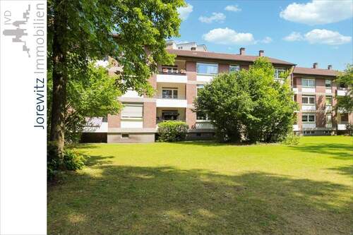 001 - Außenansicht - Lichtdurchflutete 2 Zimmer-Wohnung mit sonniger Loggia und optimaler Raumaufteilung in Bielefeld-Senne