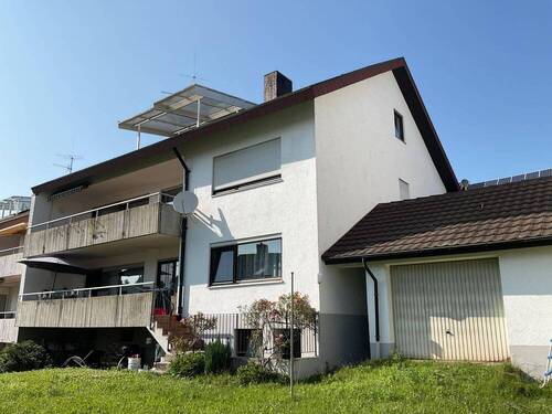 Rückseite zum Garten - 9 Zimmer Mehrfamilienhaus, Wohnhaus zum Kaufen in Lahr