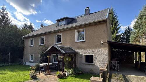 Gartenansicht - 6 Zimmer Einfamilienhaus in Oederan