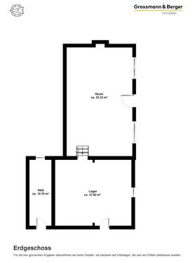 Erdgeschoss Nebengebäude - 