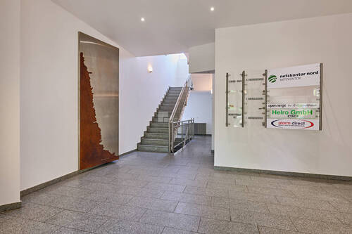 Der Zugang von der Werkstraße aus - 