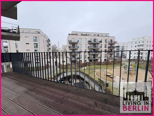 Ausblick vom Balkon - 