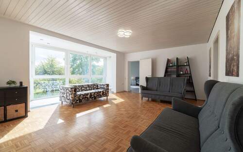 Wohnzimmer - Etagenwohnung mit 164,30 m&sup2; in Brigachtal zum Kaufen