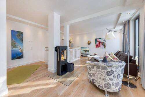Kamin mittig - 