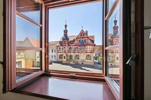 Ausblick vom Wohnzimmer - 