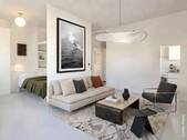 Wohn- und Schlafbereich - 2 Zimmer Etagenwohnung zum Kaufen in Berlin-Moabit