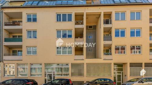 Außenansicht 3 - 2-Zimmer-Wohnung mit Loggia und Garage in gefragter Lage in Leipzig