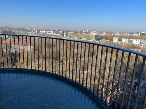 Balkon Aussicht - 2 Zimmer Etagenwohnung in Augsburg