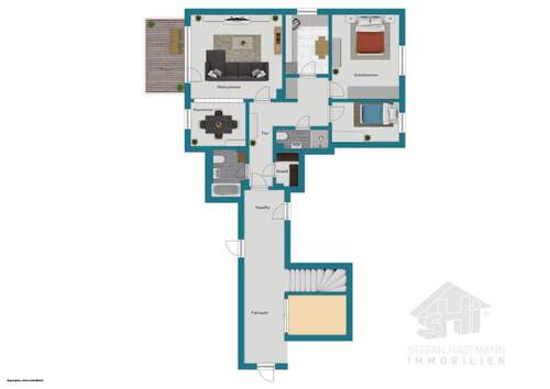 Wohnung 4. Obergeschoss - 