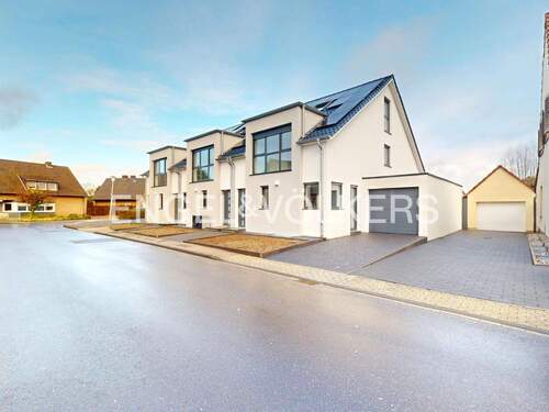 Straßenansicht - 4 Zimmer Reihenendhaus zur Miete in Kamp-Lintfort