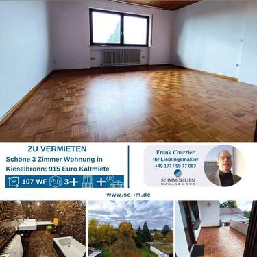 Titelbild - 3 Zimmer - 915,00 EUR Kaltmiete, ca.  107,00 m² Wohnfläche