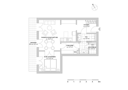 Belsenplatz - 1. Obergeschoss - 