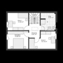 Grundriss OG - Einfamilienhaus mit 120,00 m² in Neuss zum Kaufen