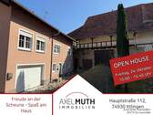 AME1.2879, Hauptstraße 112, Ittlingen - OPENHOUSE am 24.10 von 15:00h-15-15:45h Landleben genießen.: Ihr neues Zuhause mit viel Platz in Haus, Scheune und Hof