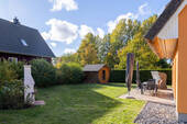 Garten mit Patio und Sauna - 