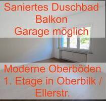 KOMFORTWHG. SANIERTES DUSCHBAD BALKON GARAGE MÖGL. 1.OG MODERNE BÖDEN OBERBILKELLERSTR. - Düsseldorf