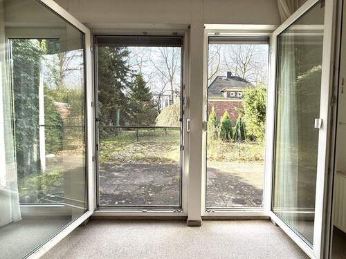 Blick auf die Terasse - 