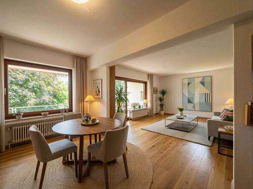 Renovierungsvorschlag Wohn-Essbereich neuer Boden - 