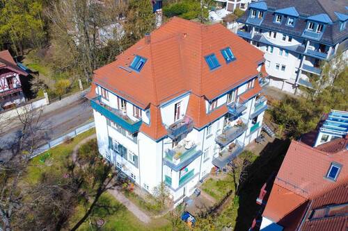 Süd-Ost-Ansicht - 4 Zimmer Terrassenwohnung zum Kaufen in Dresden