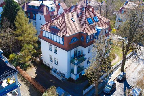 Nord-West-Ansicht - 4 Zimmer Terrassenwohnung in Dresden