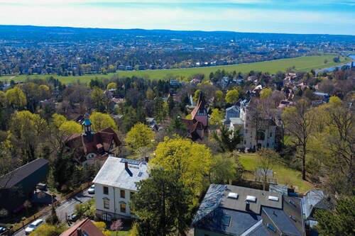 Blick ins Elbtal - Terrassenwohnung mit 92,70 m&sup2; in Dresden zum Kaufen