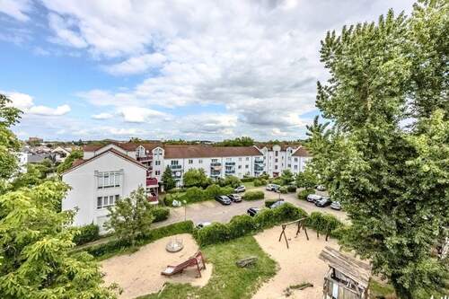 Herzlich willkommen! - Schicke 3-Zimmer-Wohnung mit Weitblick über den Dächern von Offenbach
