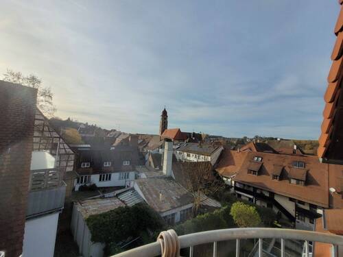 Ausblick Balkon Westen.jpg - Familienfreundliche 4-Zimmer-Wohnung mit 2 Balkonen in Langenzenn