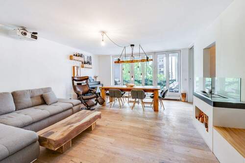 Wohn-Essbereich - AIGNER - Familienfreundliche 3,5 Zimmer Wohnung unmittelbar am Olympiapark