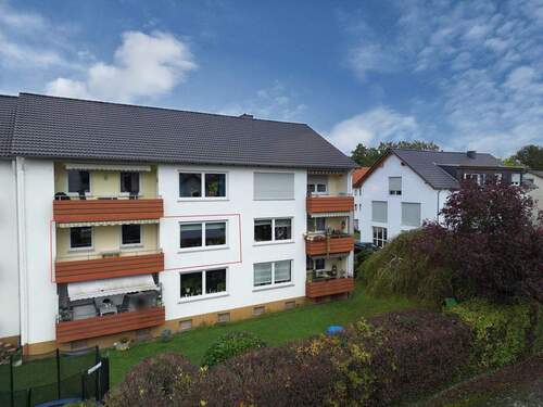 Rückansicht - 4 Zimmer Etagenwohnung zum Kaufen in Vellmar