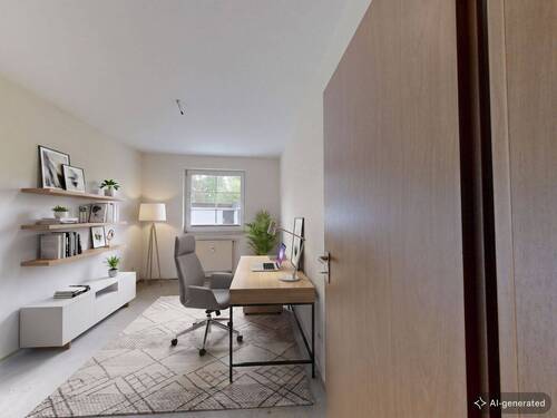 [KI-generiertes Foto] Möblierungsbeispiel Zimmer 1 - 
