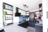 Küche - Schicke 2 Zimmer-Wohnung mit eigenem Garten und großem Untergeschoss!