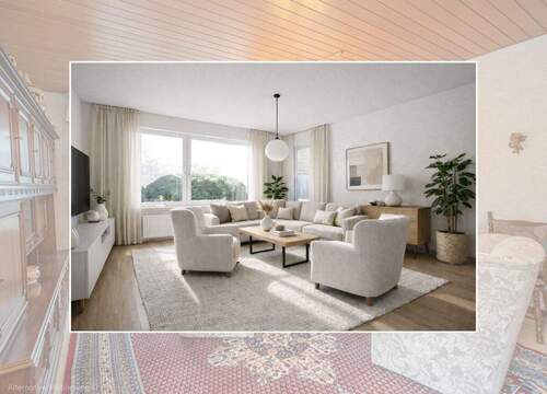 Alternative Gestaltung KI Wohnzimmer - 