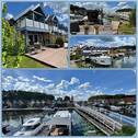 Top Bestlage: Eckhaus, Grünfläche, riesige Terrasse, 2 Bootliegeplätze, toller Ausblick auf Leutchturm bis zum See - 3 Zimmer Ferienhaus in Rheinsberg