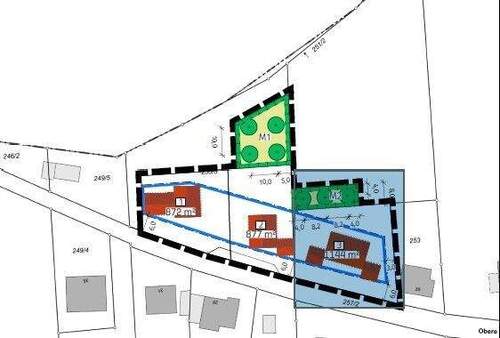 Auszug Lageplan Ergänzungssatzung Grundstück Nr. 3 - 