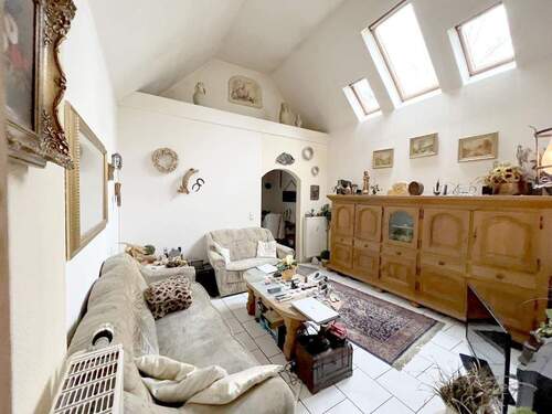 Wohnzimmer - 2 Zimmer Etagenwohnung zur Miete in Bottrop-Grafenwald