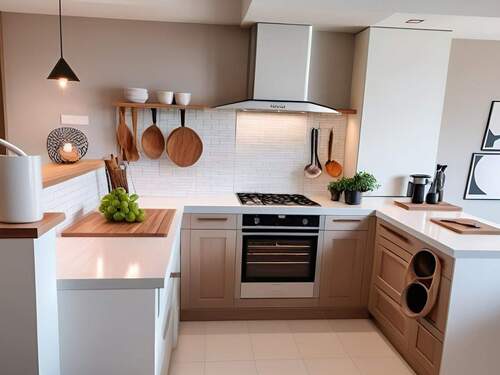 Küche, Designbeispiel - 2 Zimmer Etagenwohnung in Kassel